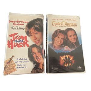 Tom and Huck Gold Diggers Disney VHS Tape Vintage Movie 90s Family Kids  Electro